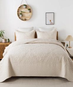 Juego de Edredón Queen de 3 Piezas Travan - Colcha