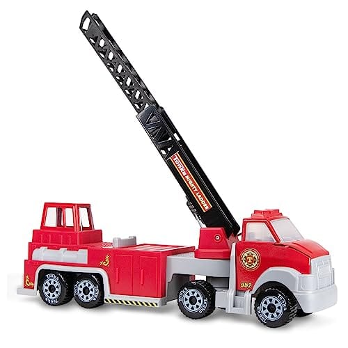 Camión de Bomberos Tonka Steel Classics Hook N� Ladder - - Imagen 3