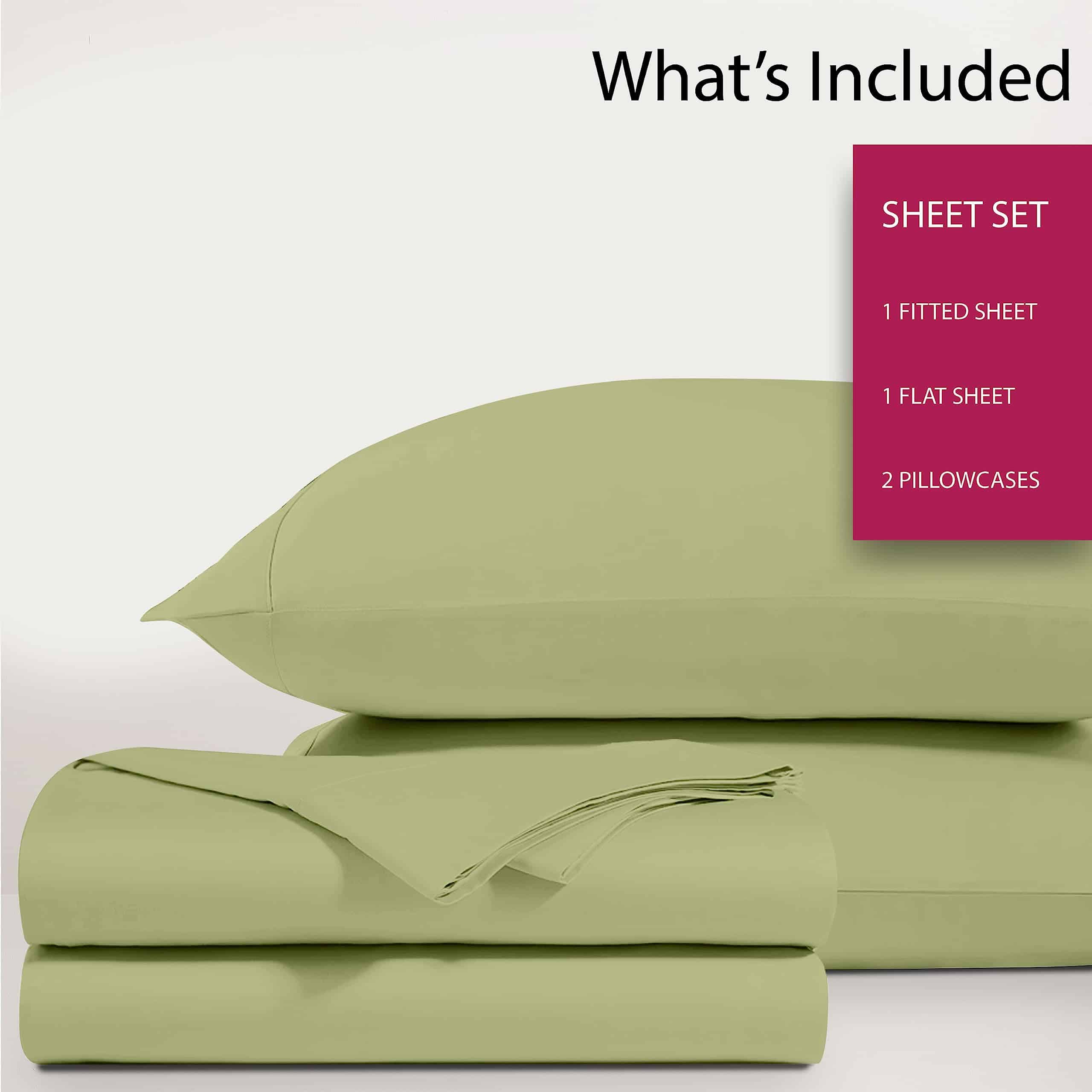 Juego de sábanas de lujo Carressa Linen Supima Cotton King - Imagen 5