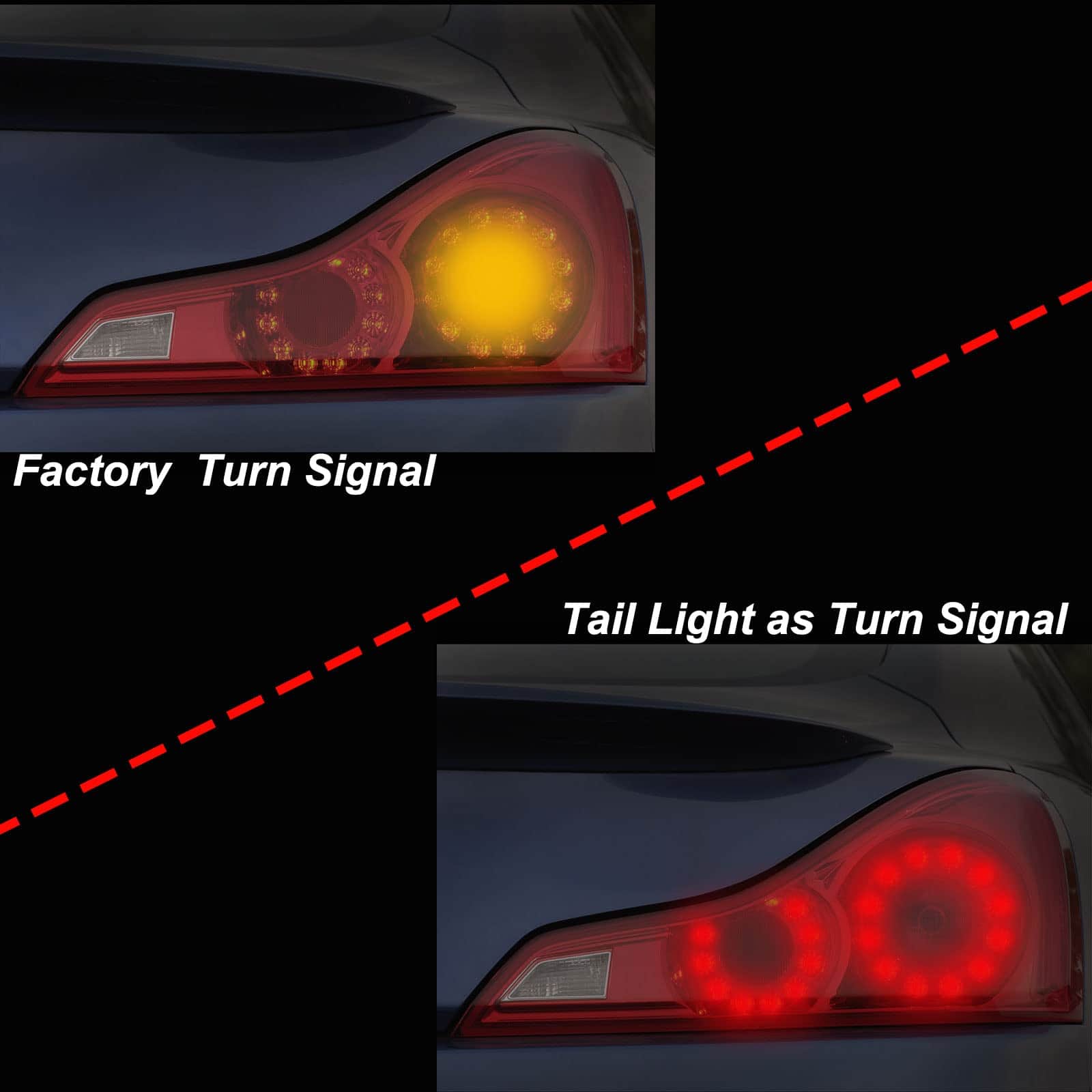 Módulo de luz trasera LED DUNTUO como indicador de giro - Imagen 3