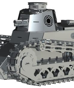 TANQUE DE COMBATE ÁGIL METAL-TIME, Modelo de tanque FT-17,