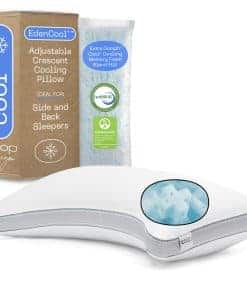 Almohada ajustable Coop Home Goods Eden -Crescent