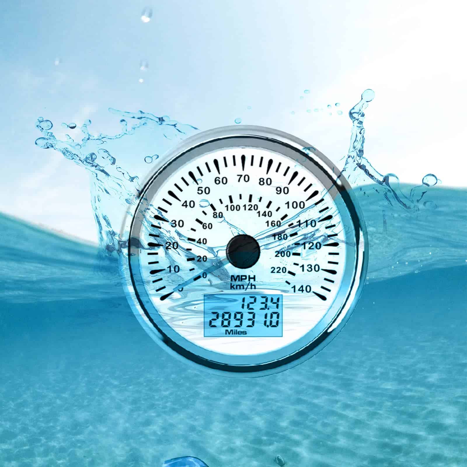 DunkTeam Velocímetro GPS Universal 85mm LED Luz de Fondo - Imagen 3