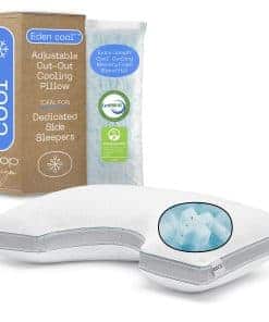 Almohada Ajustable con Gel de Enfriamiento y Corte para