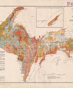 Rompecabezas de 1000 piezas para adultos - Mapa de 1911 de