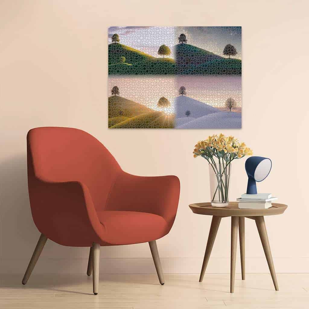 Rompecabezas Ravensburger 17443 Árboles y Montañas - Imagen 3