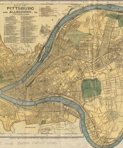Rompecabezas de 1000 piezas para adultos - Mapa de 1895 de