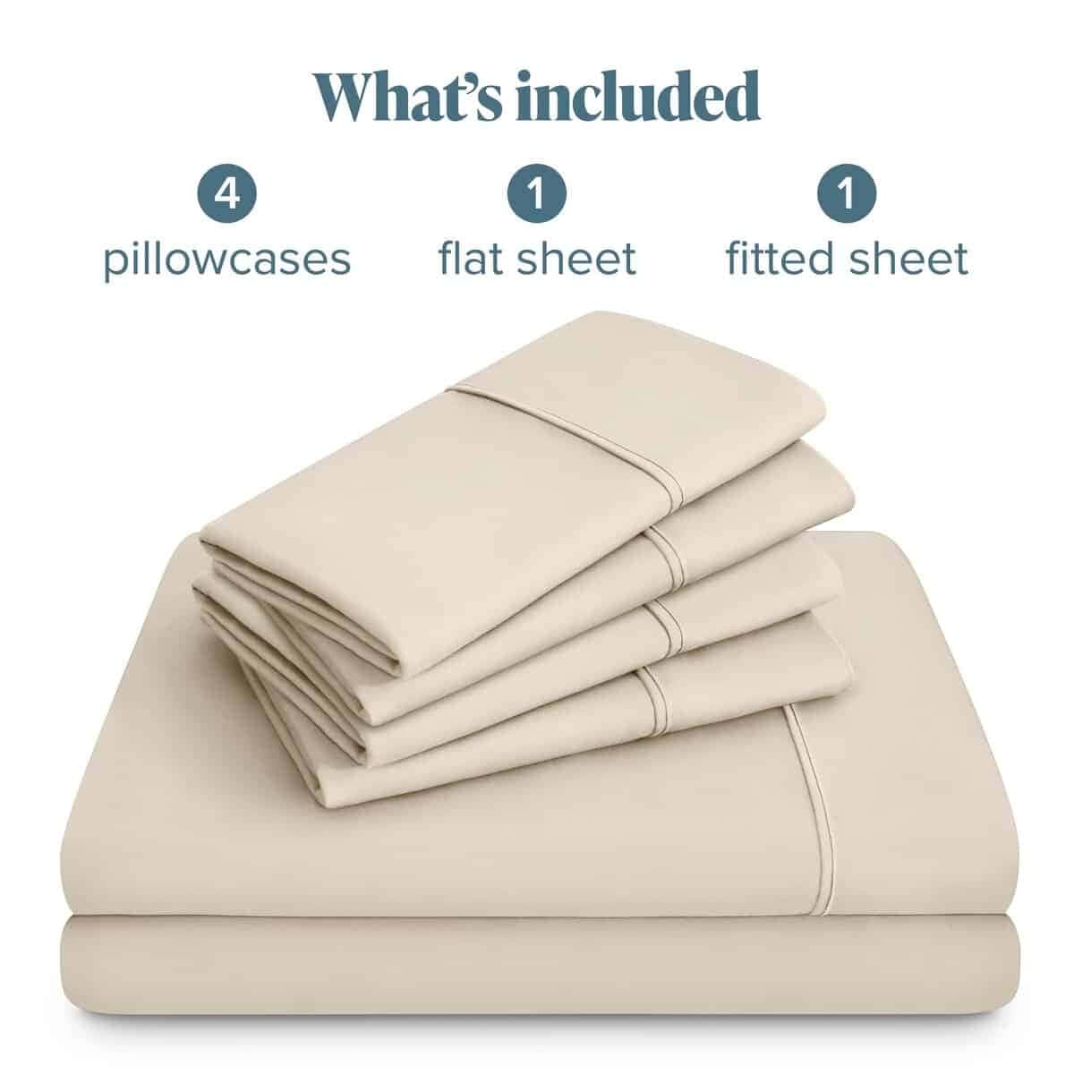 Juego de Sábanas de Lujo de Hotel Bare Home -Arena - Imagen 8