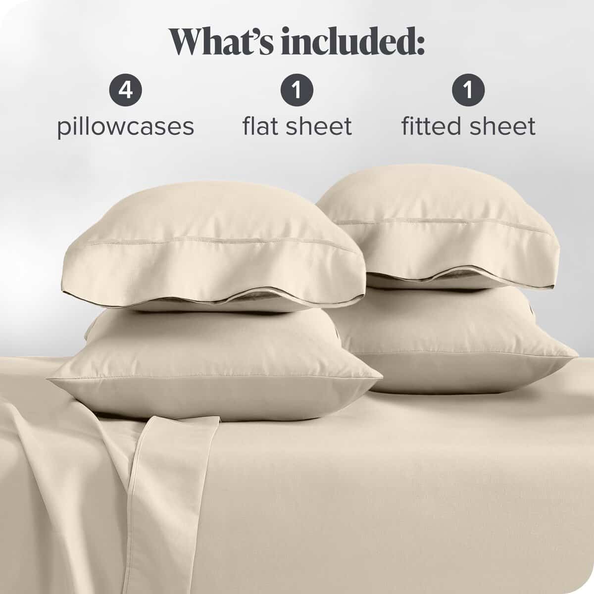 Juego de Sábanas de Lujo de Hotel Bare Home -Arena - Imagen 9