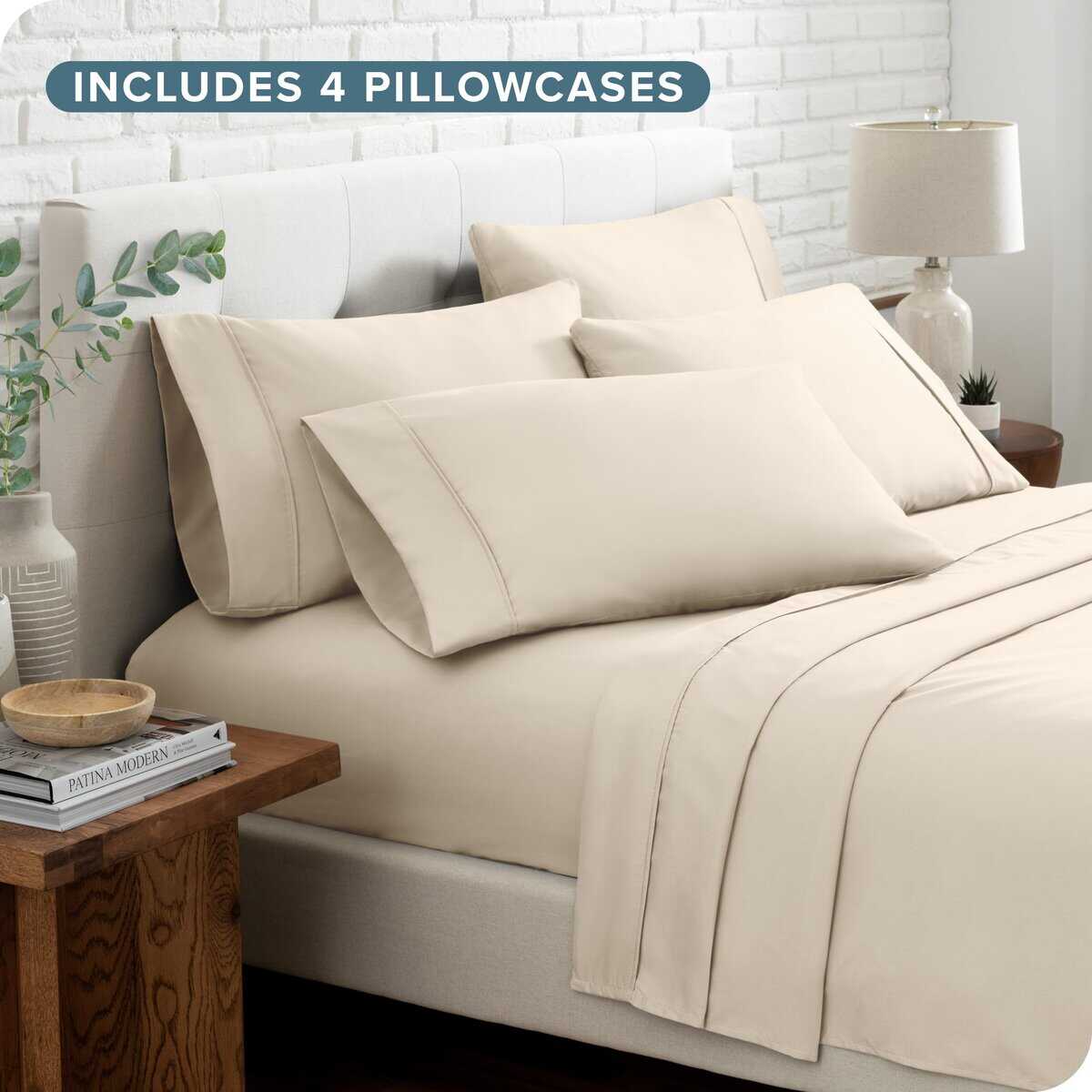 Juego de Sábanas de Lujo de Hotel Bare Home -Arena - Imagen 6
