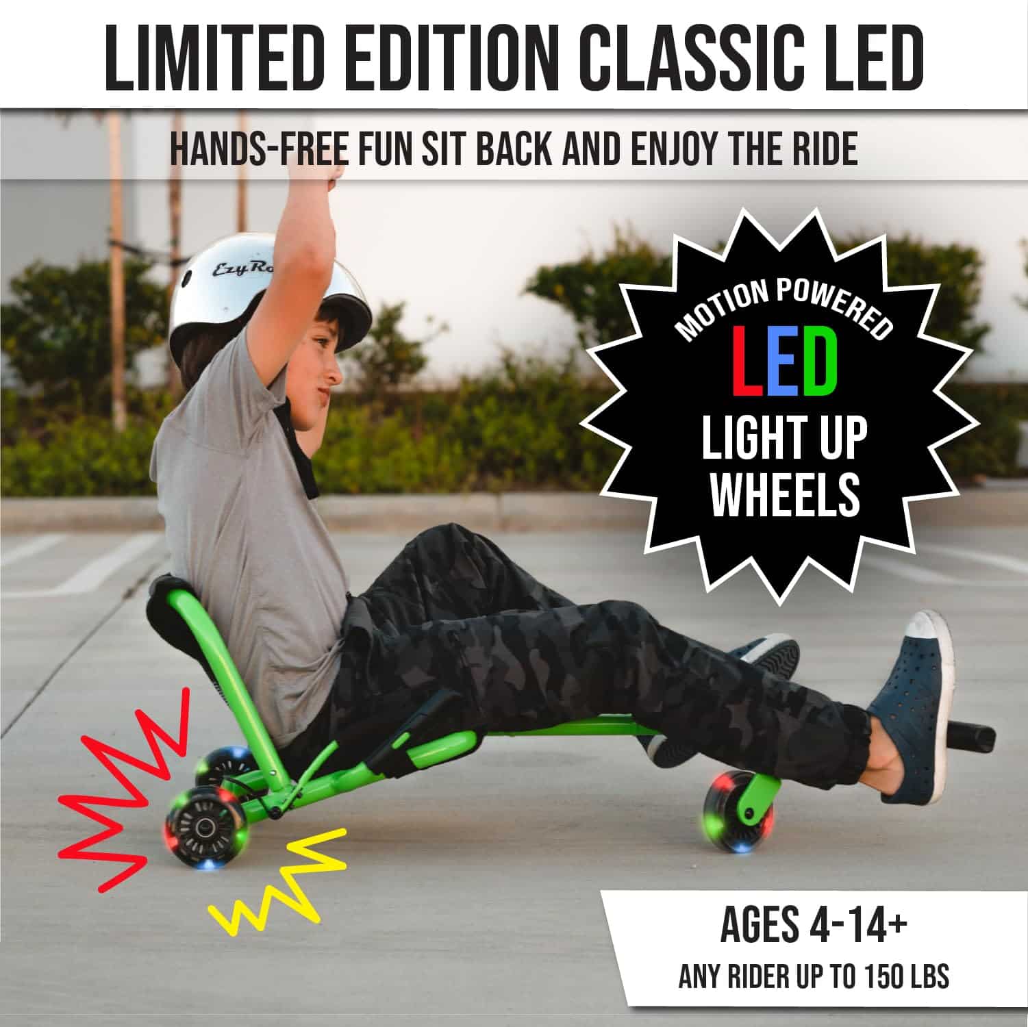EzyRoller Classic Patineta para Niños Edades 4+ LED Edición - Imagen 3