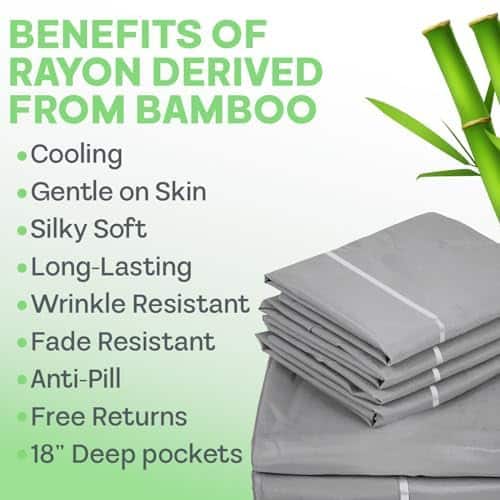 Juego de sábanas de 6 piezas de Sacred -Gris Claro - Imagen 4