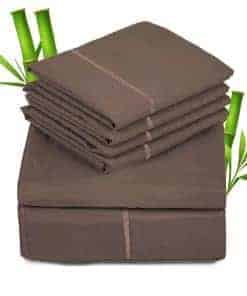 Juego de sábanas Sacred Thread de 6 -Marrón Corteza de Árbol