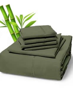 Juego de Sábanas de 6 Piezas de Sacred -Olive