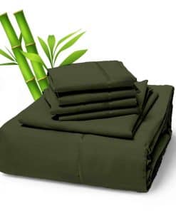 Juego de Sábanas de 6 Piezas de Sacred -Verde Cazador