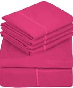 Juego de sábanas de 6 piezas de Sacred Thread de rayón