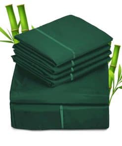 Juego de sábanas Sacred Thread de 6 -Verde Esmeralda