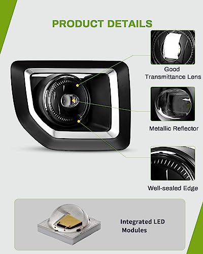 Luces antiniebla LED AUTOSAVER88 compatibles con GMC Sierra - Imagen 5