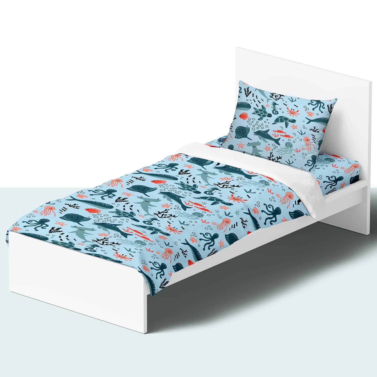 Juego de sábanas 100% algodón para niños Nikki Peter para