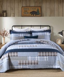 Juego de Colcha Queen Size PERHOM - Colchas de Algodón 100%