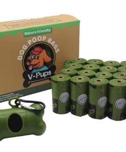 Bolsas para excremento de perro V-Pups, a prueba de fugas y