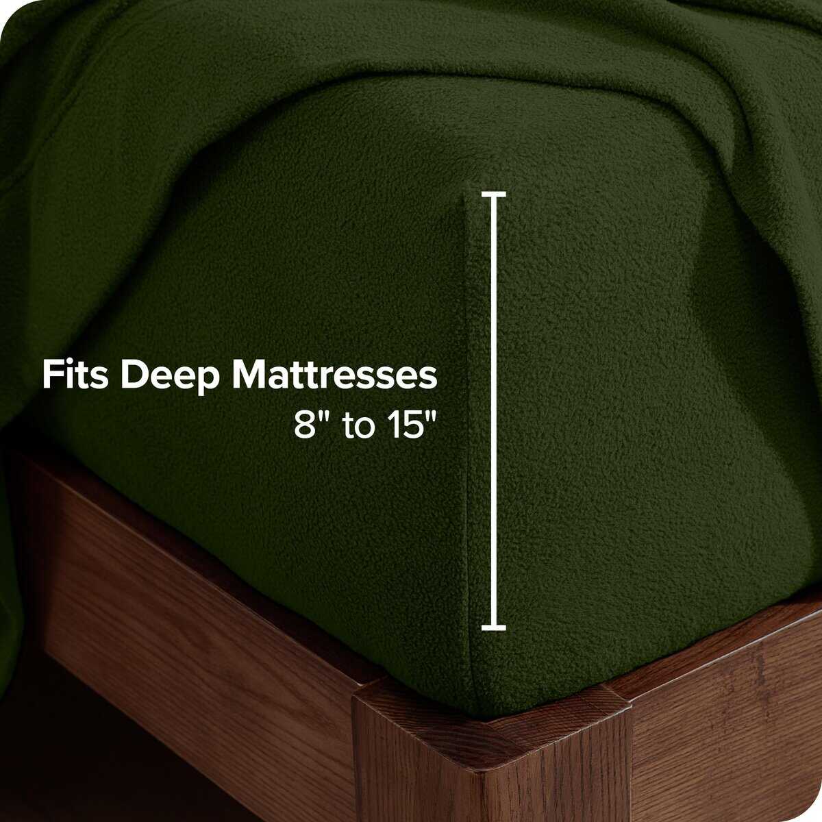 Juego de sábanas de forro polar extra suave Bare Home - - Imagen 6