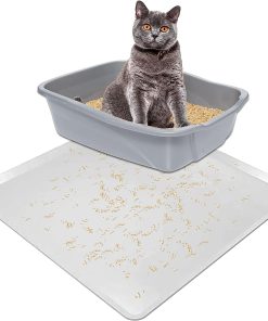 Tapete para Arena de Gato Skywin Mediano Gris - 24x24