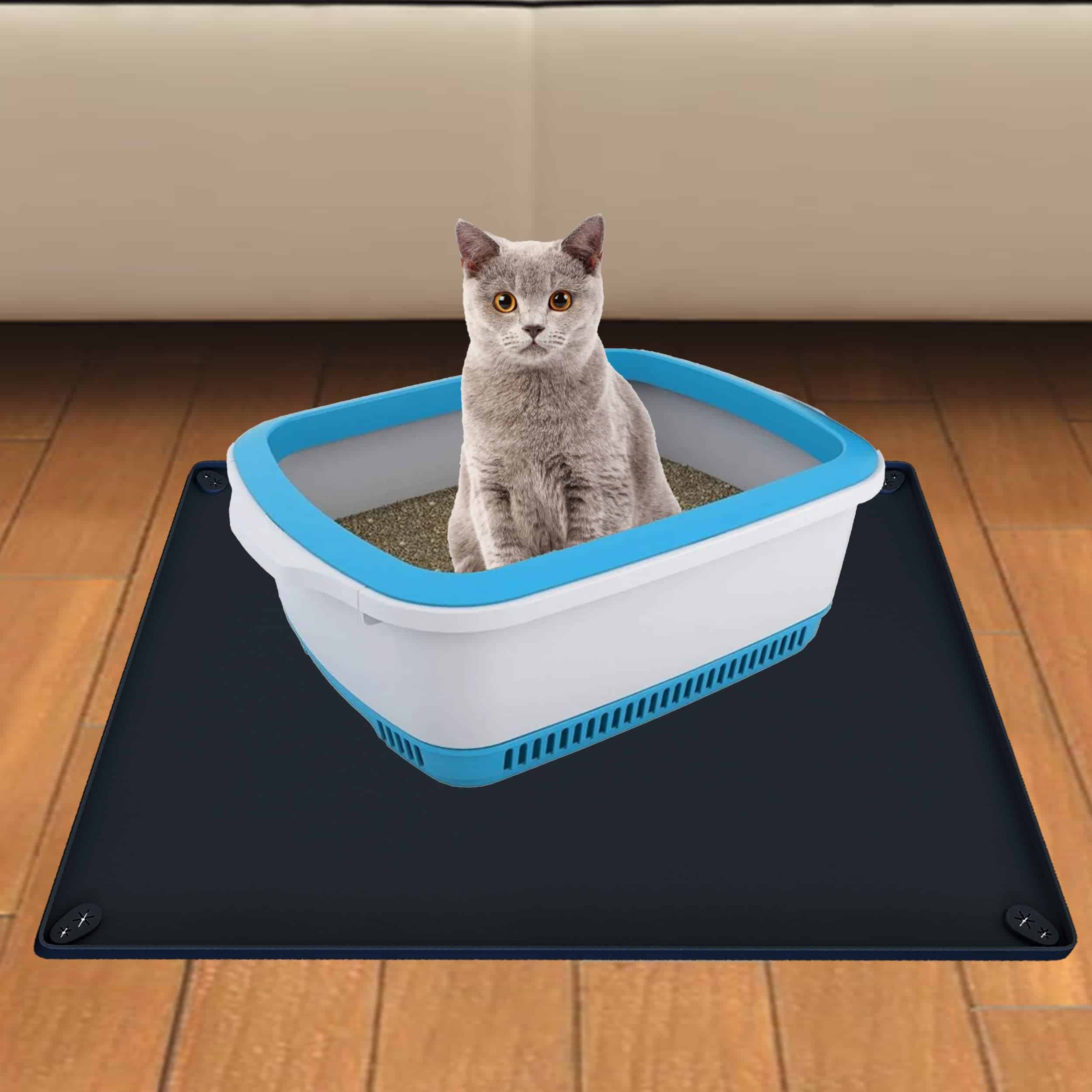 Tapete para Arenero de Gato Skywin Grande Negro – 30x23 - Imagen 7