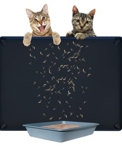 Tapete para Arenero de Gato Skywin Grande Negro – 30x23