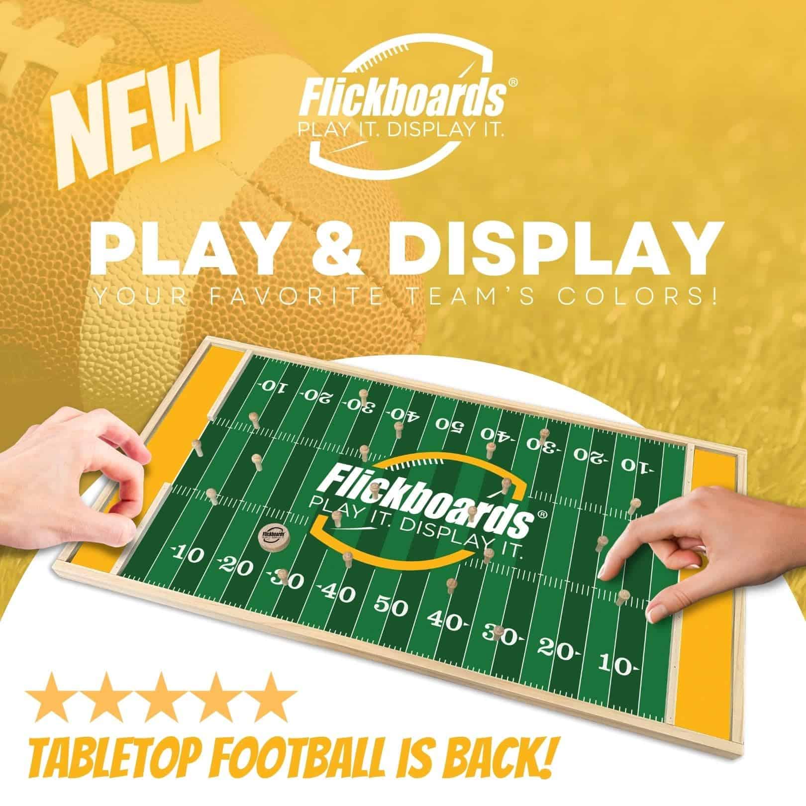 Juego de Mesa de Fútbol de Madera Flickboards - Divertido - Imagen 3