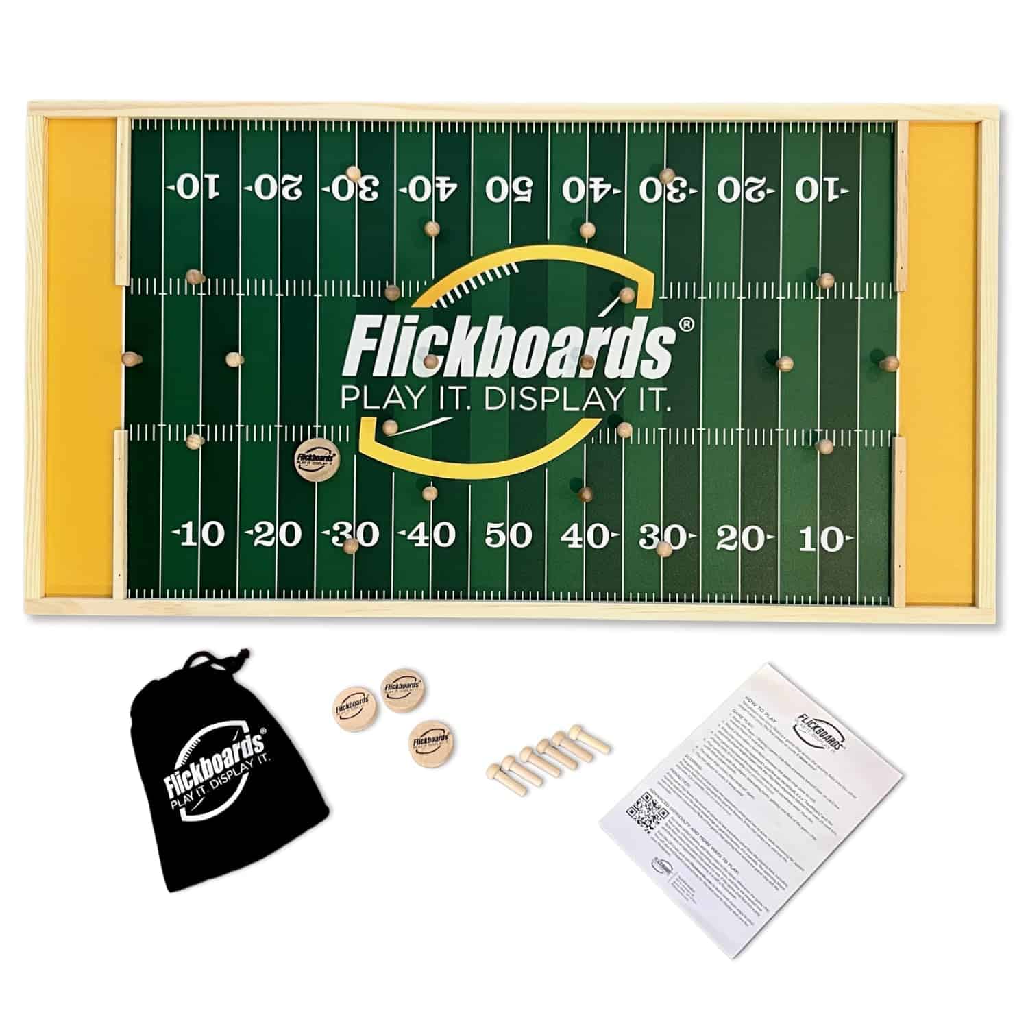 Juego de Mesa de Fútbol de Madera Flickboards - Divertido