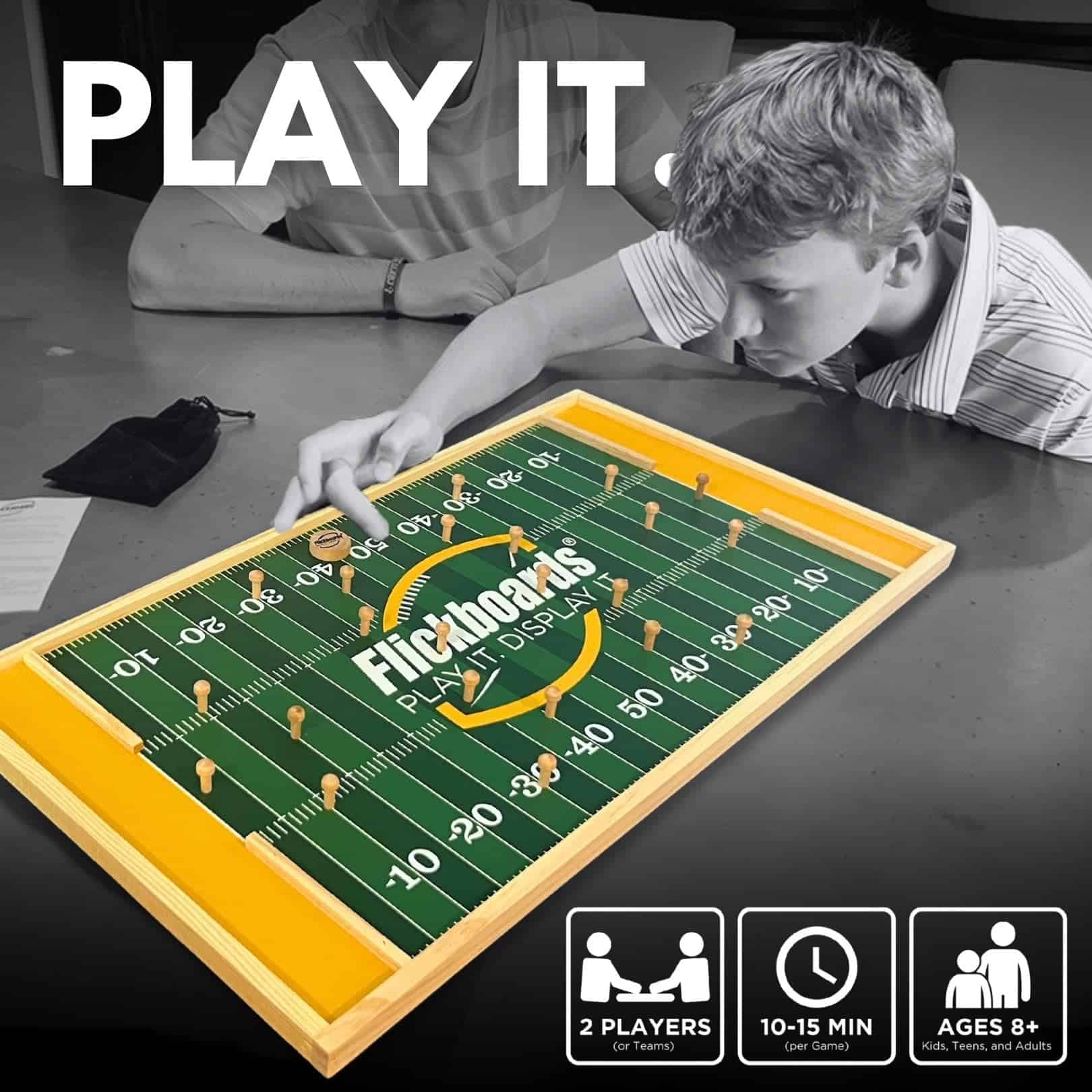 Juego de Mesa de Fútbol de Madera Flickboards - Divertido - Imagen 4