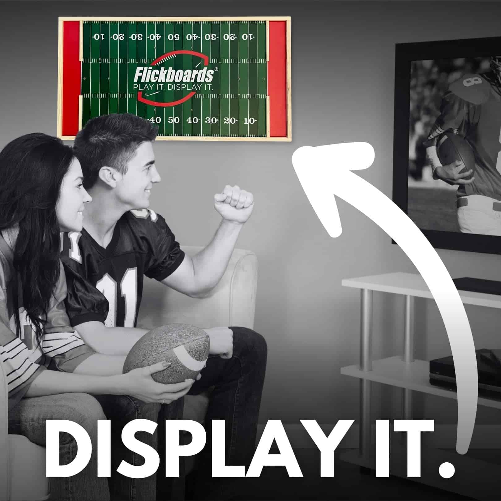 Juego de Mesa de Fútbol de Tablero de Madera Flickboards - - Imagen 5