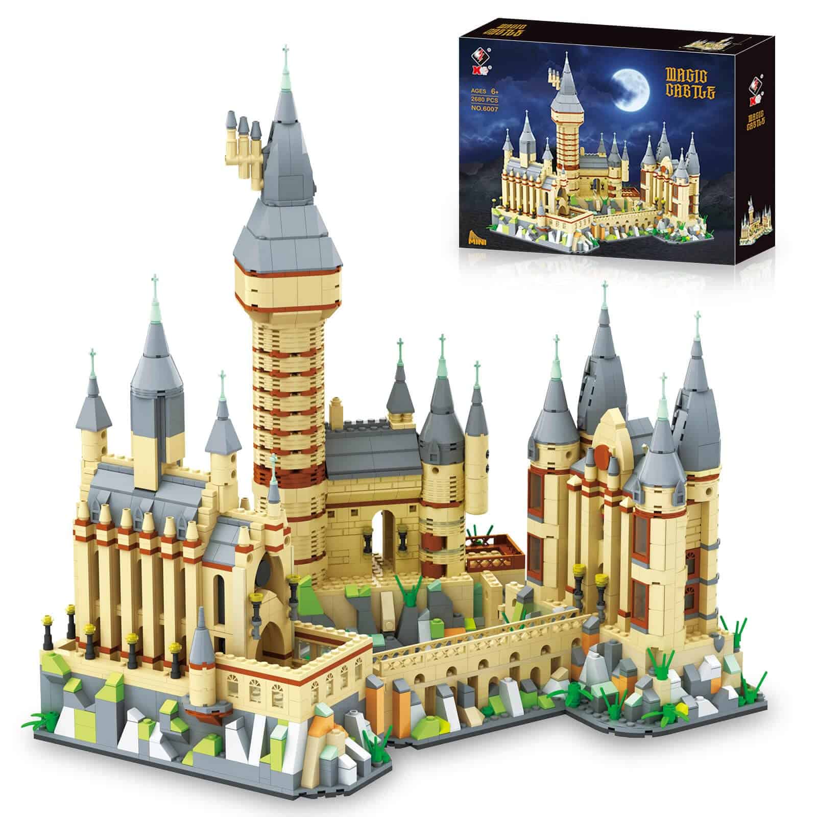 Juego de construcción Castillo Vziimo 2680PCS, Regalo