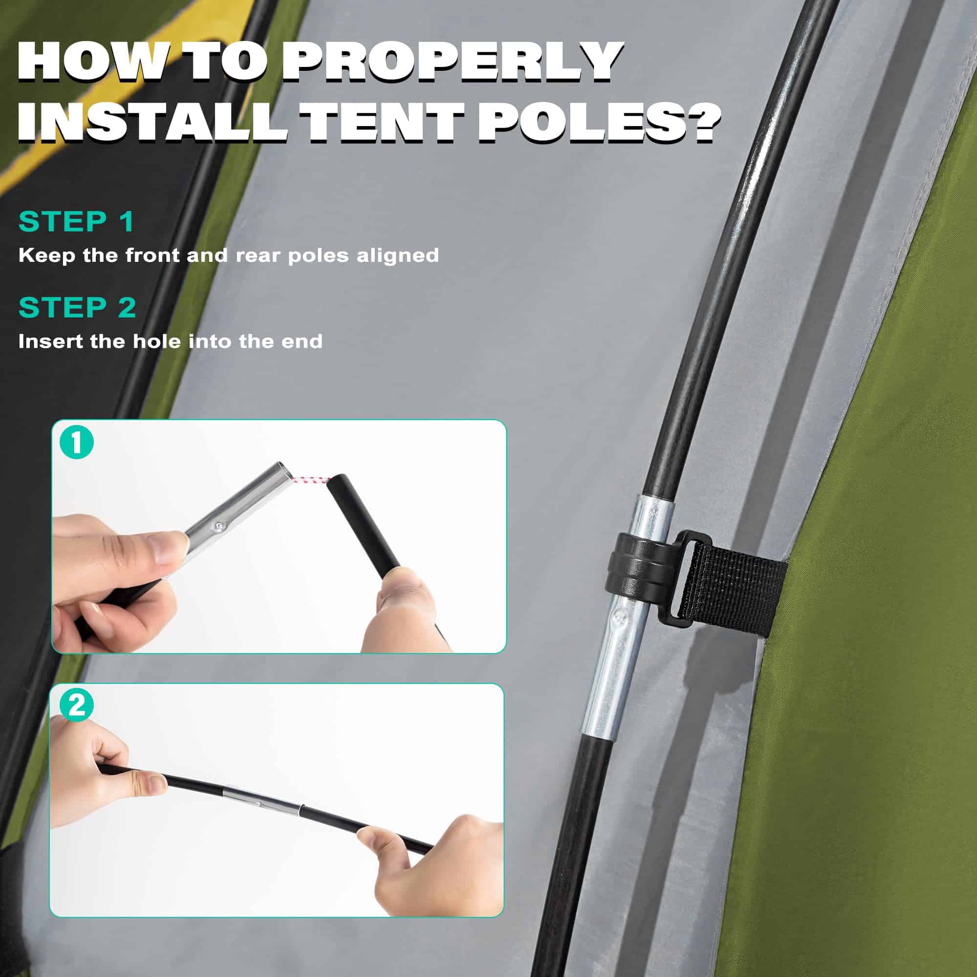 Tienda de campaña para camioneta GoHimal, impermeable - Imagen 5