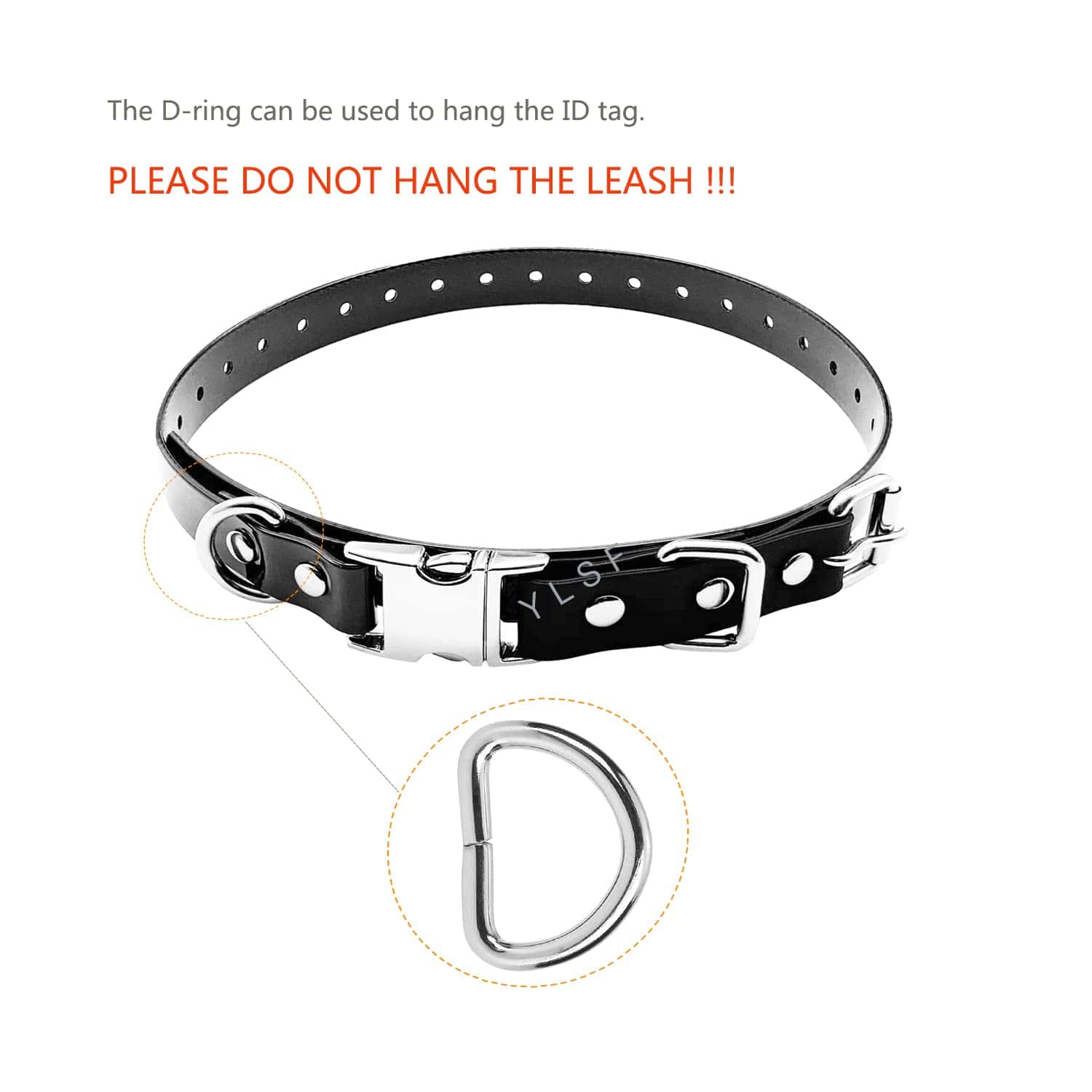 Correa de collar de perro con gancho rápido de bungee y - Imagen 9