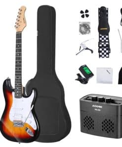 Kit de Guitarra Eléctrica AODSK con Amplificador para