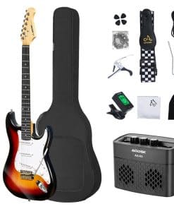 Guitarra Eléctrica AODSK con Amplificador Kit para