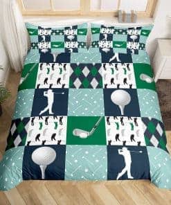 Juego de Funda de Edredón de Golf Tamaño Completo