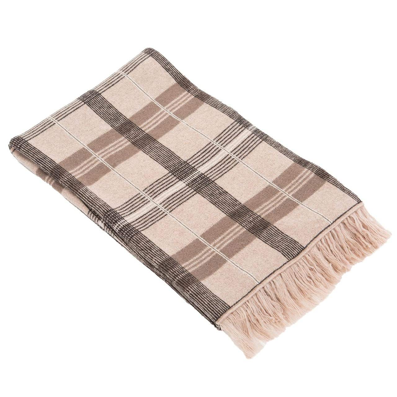 Manta de Lana Merino Irlandesa - Diseño Escocés - Hecha en