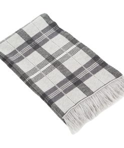 Manta de Lana de Merino Irlandesa SAOL - Diseño a Cuadros