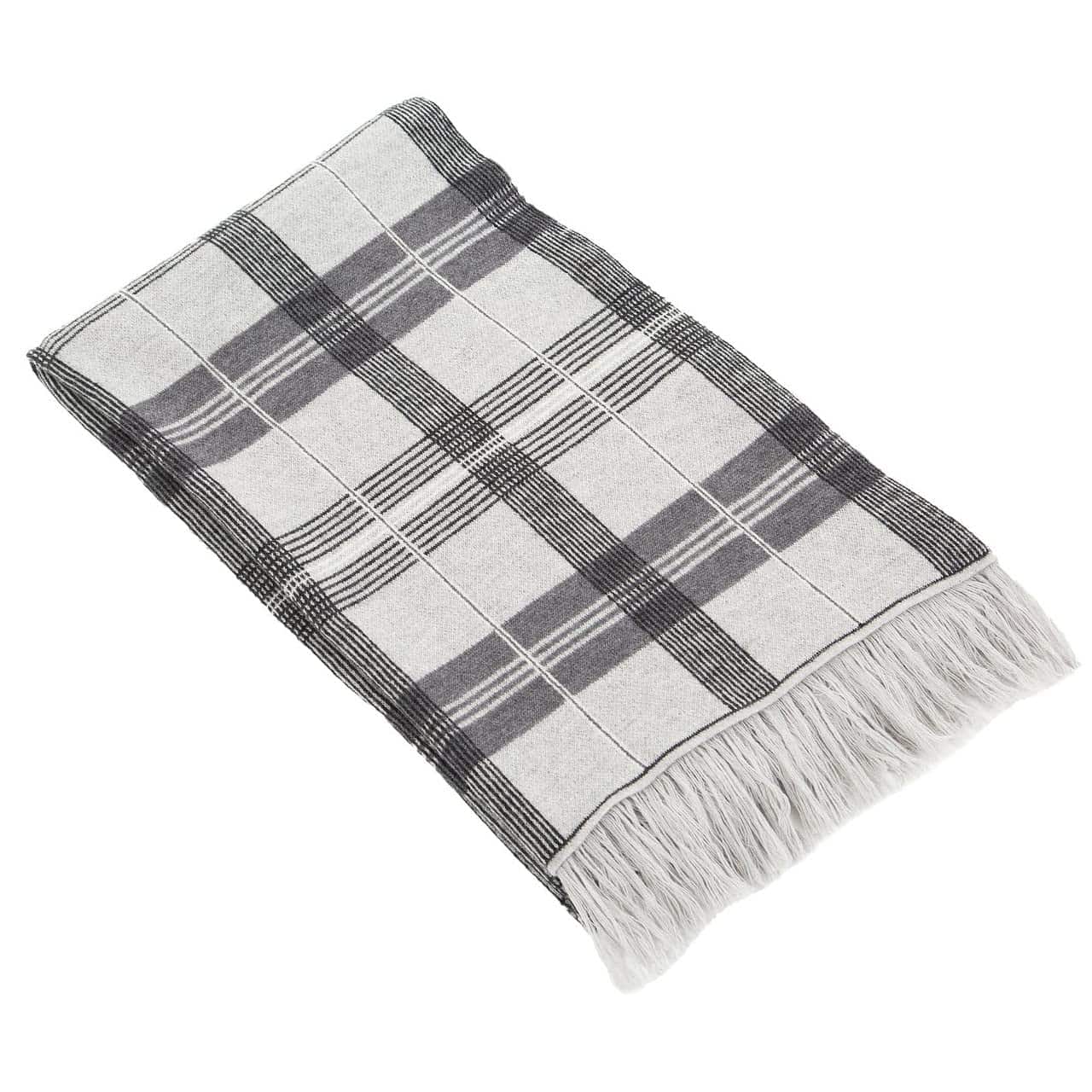 Manta de Lana de Merino Irlandesa SAOL - Diseño a Cuadros