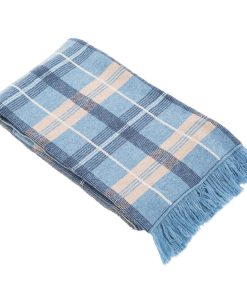 Manta de Lana Irlandesa SAOL - Diseño de Tartán - Hecha en