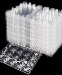 TAICHEUT 70 Pack 12 Grid Quail Egg Cartons, Quail Mini Egg