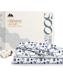 Juego de Sábanas Estampadas de Algodón 100% Mayfair Linen -