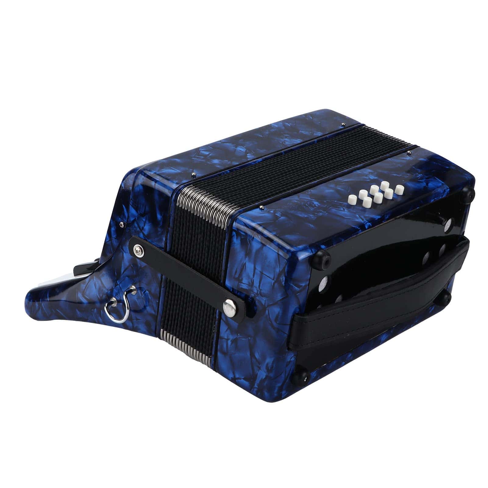Acordeón, 22 Teclas 8 Bajos Acordeón de Piano con Correas - Imagen 8