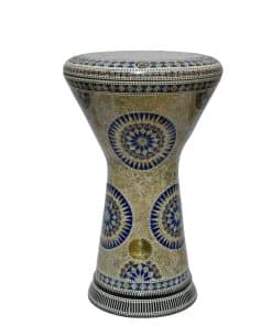 Darbuka doumbek drum tabla 18.5/19 pulgadas incrustada de