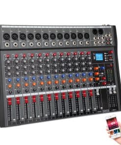 Mezcladora de Audio Inalámbrica de 12 Canales, Equipo DJ
