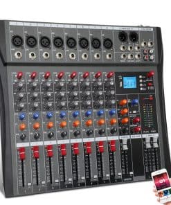 Mezcladora de Audio Inalámbrica de 8 Canales, Equipo