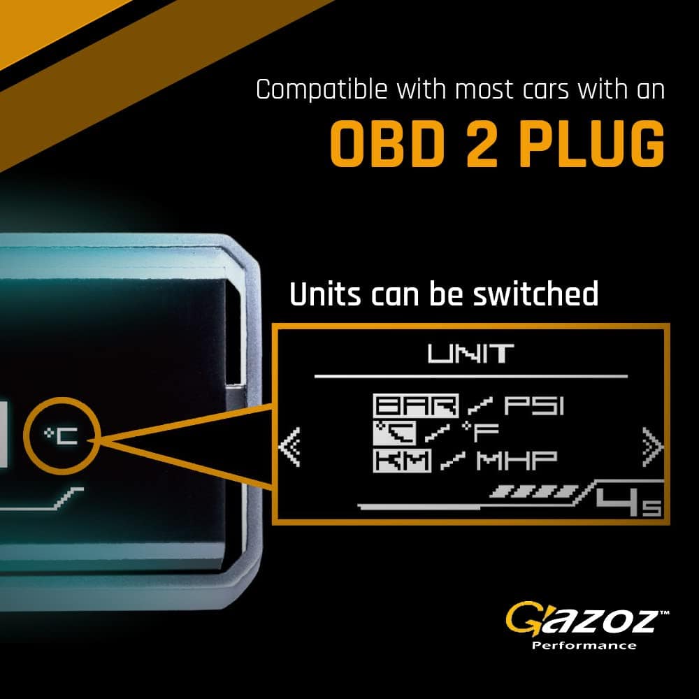Medidor digital OBD2 Gazoz Performance 10-en-1 D-Meter 2 - - Imagen 7